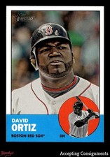 2012 Topps Heritage #482 David Ortiz SP RED SOX
