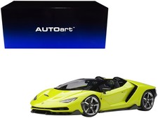 Lamborghini Centenario Roadster Verde Scandal 1/18 Model Car by Autoart