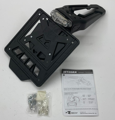 RACETECH Complete Original License Plate Holder Kit Homologated Street Approved
