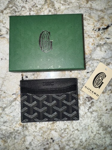 Goyard Saint Sulpice Card Holder Wallet - Black