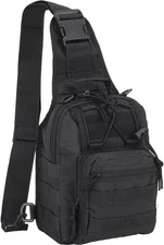 Fooletu Tactical Shoulder Sling Bag Small Outdoor Military Sport Bag Pack Sling