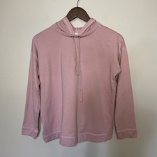 J. Jill Hooded Hoodie Sweatshirt Pink Sz XS Casual Coastal Minimalist