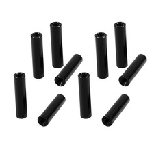 10pcs M3 x 20mm Round Aluminum Column Alloy Standoff Spacer Stud Fastener Black