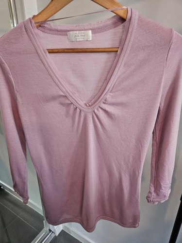 Portmans Vintage Light Pink Pure Wool Knit Top Size L