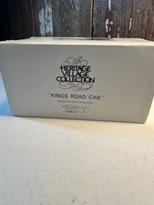 Department 56 Heritage Village King’s Road Cab #5581-6 Original Box Good Shape