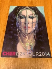 CHER Dressed To Kill Tour Book 2014 D2K Concert Program Full Color 16 x 10.5”