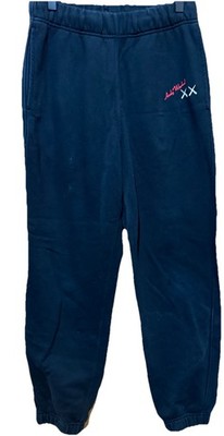 Uniqlo KAWS Warhol Pants Mens Small 28x28 Black Graphic Sweatpants Joggers Andy