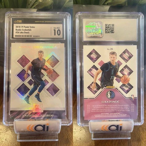 2018 Panini Status Rookie Credentials #26 Luka Doncic CSG CGC 10
