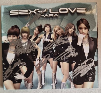 T-ARA [SEXY LOVE] All Member Autographed Signed Album TARA UNIQUE