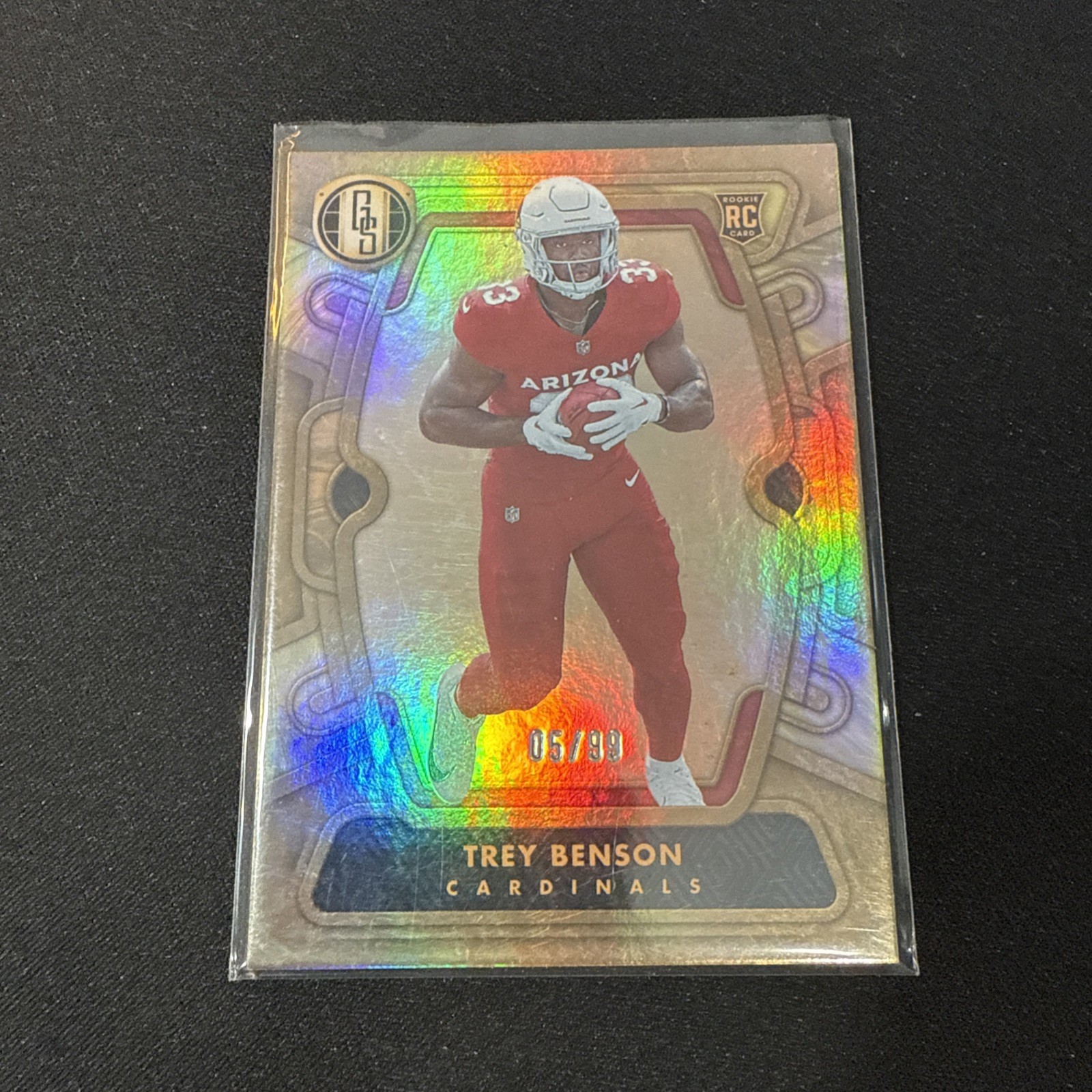 2024 Panini Gold Standard #144 Trey Benson /99 Rookie Card RC Cardinals