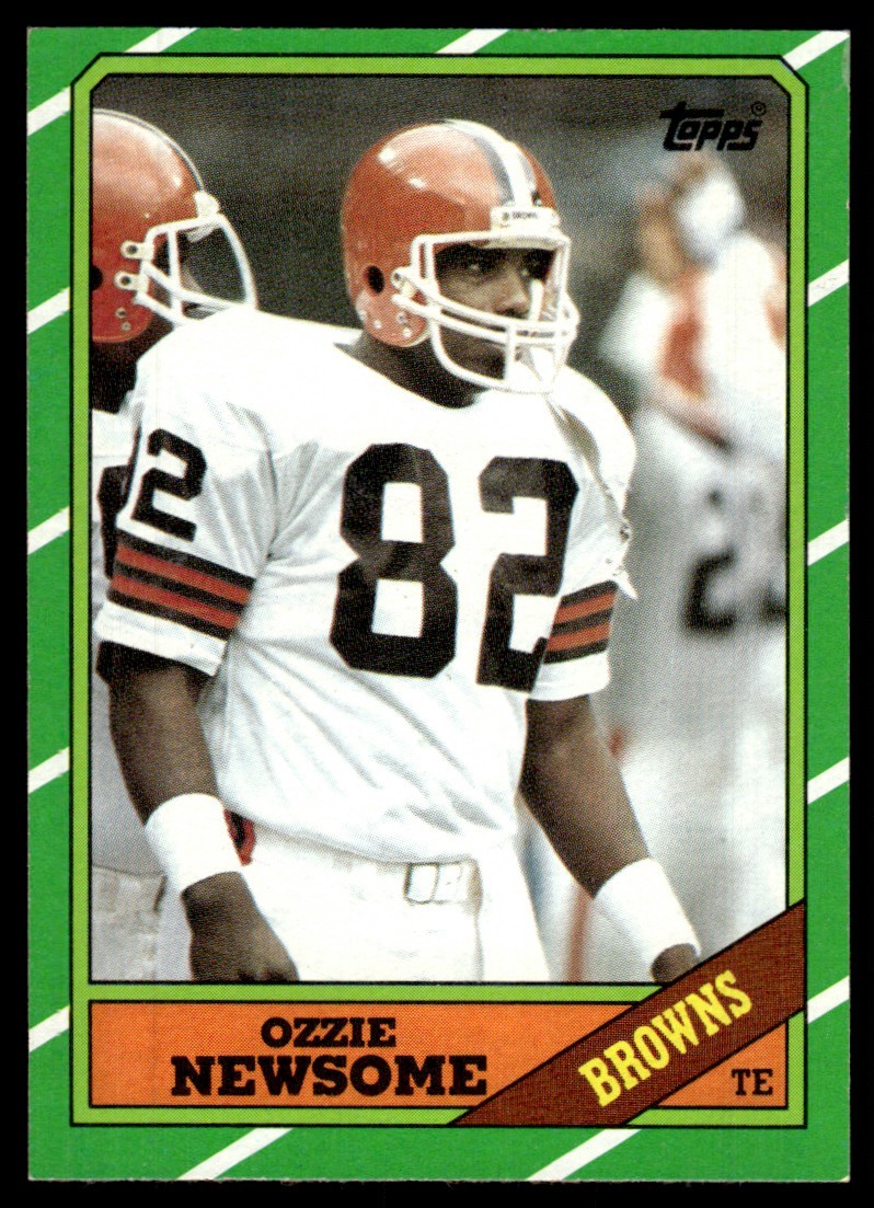 1986 Topps Ozzie Newsome Cleveland Browns #191
