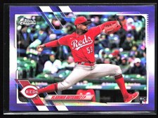 2021 Topps Chrome Update #USC84 Vladimir Gutierrez Purple Refractor