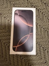 Original Apple iPhone 16 Pro Max Desert Titanium Empty Box Only