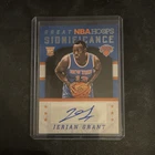 Panini NBA Hoops 2015-16 Great Significance Auto Jerian Grant #GS-JGR Knicks