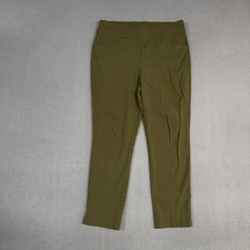 Chicos Pants Women  s 1 / 8 Green Perfect Stretch Josie Slim Ankle Pull On Ponte