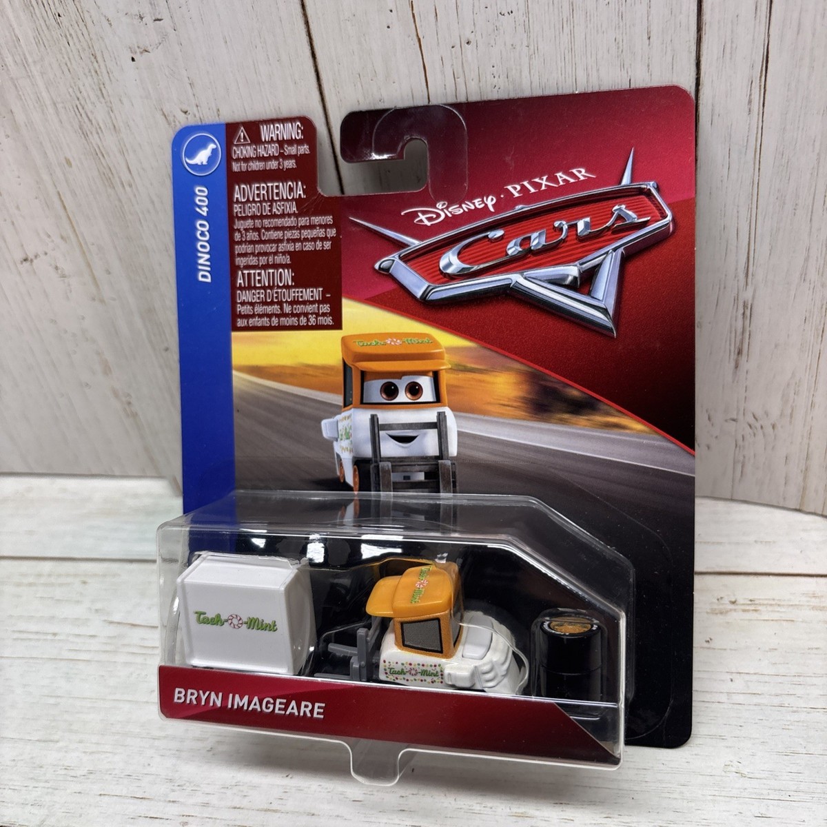 Disney Pixar Cars Bryn Imageare Tach-O-Mint Pitty Dinoco 400 | eBay