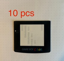 10 black Nintendo Game Boy Color GBC System plastic Screen Lens Self Stick