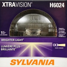 Sylvania - H6024 Xtravision 7 Inch Round Sealed Beam Headlight - Halogen Led