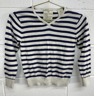 Scotch Shrunk Scotch & Soda Kids Striped Cotton Sweater / Boys Size 6