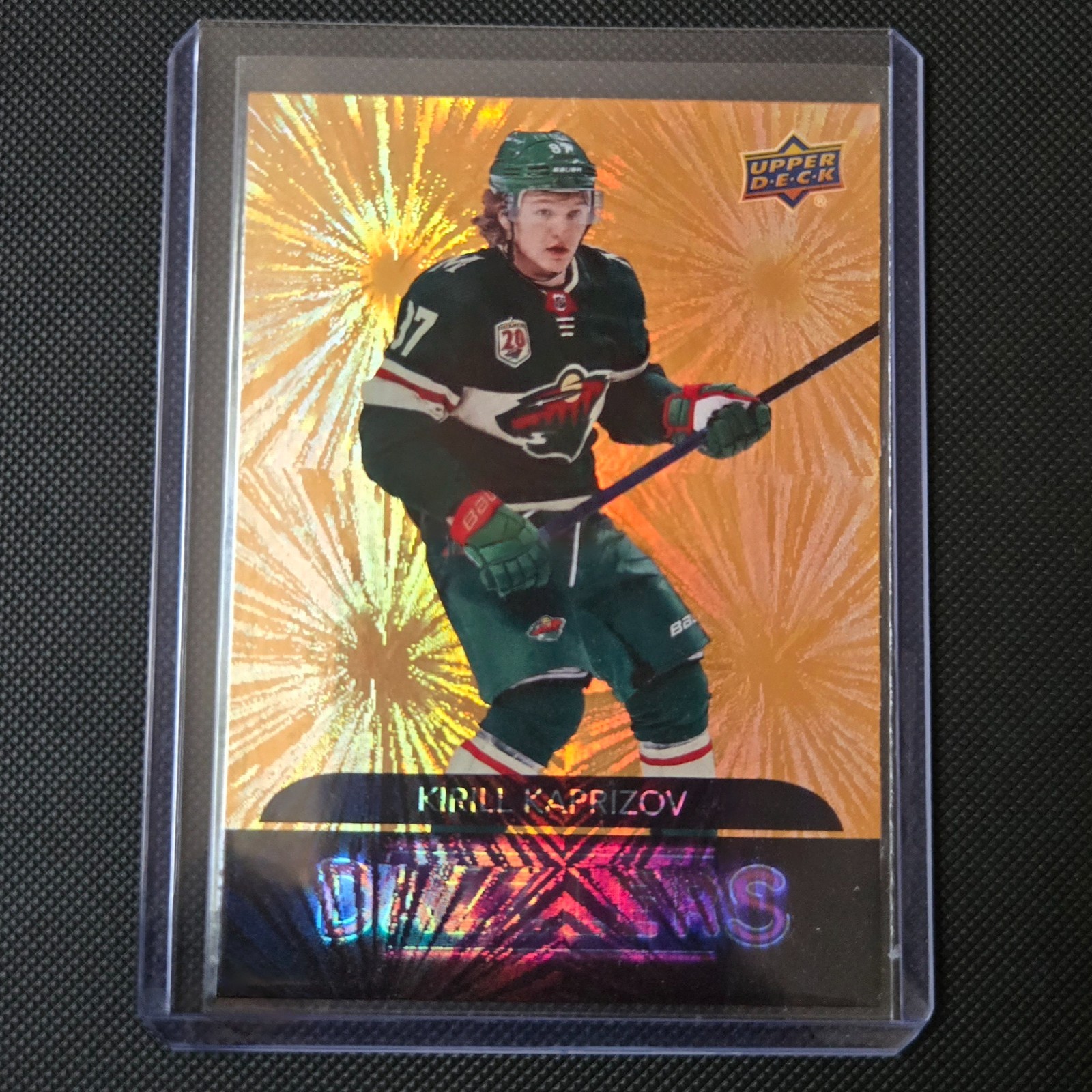 2020-21 UD Extended Series - Kirill Kaprizov Dazzlers Orange (RC) #DZ-122