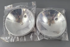 2 New Uvira Headlight 2 Bulb Reflectors Headlamp 8.5" Two Light Bulb