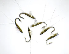 RS-2 Nymphs Sparkle Wing Olive BWO - Premium Trout Fly Fishing Flies #20