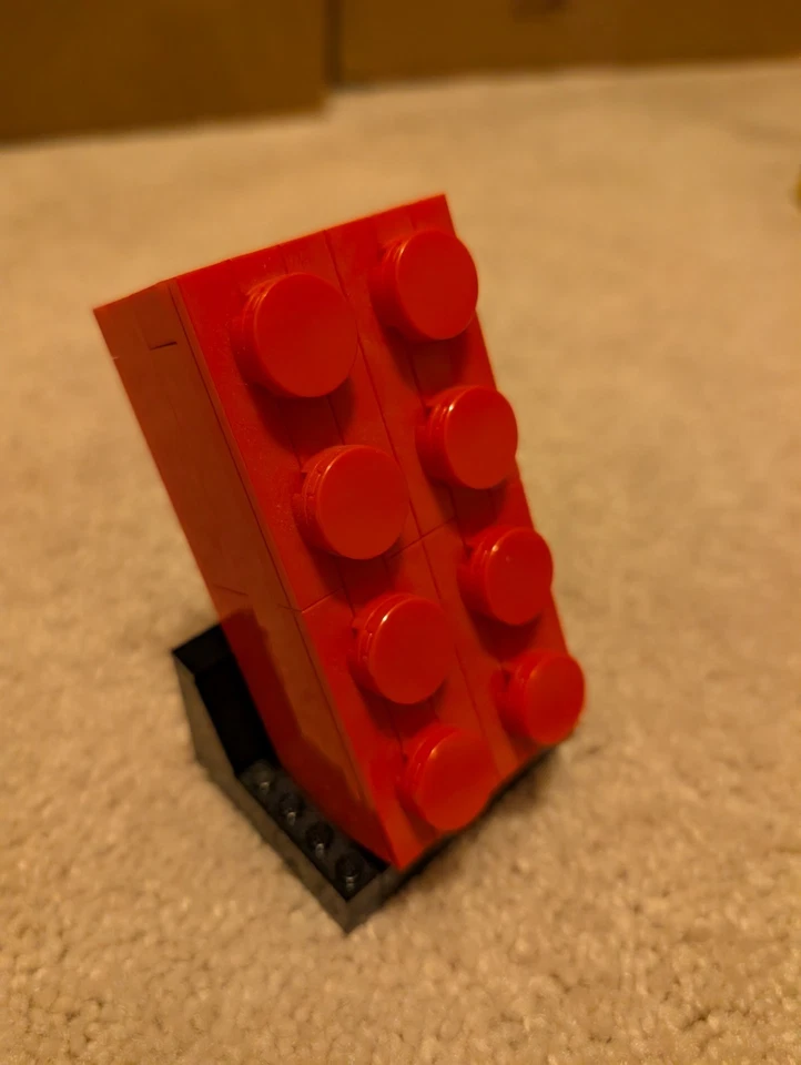 Lego VIP Buildable 2x4 Red Brick Set 6313287 Complete Set - Image 3 of 3