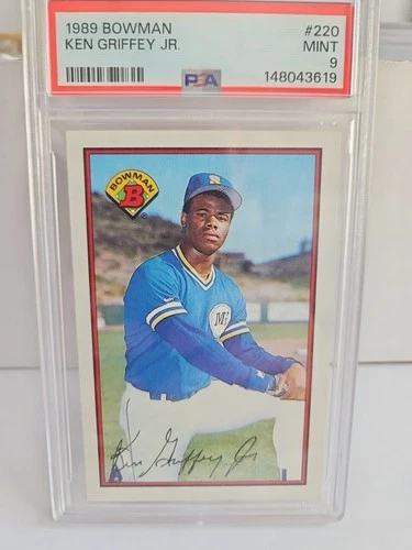 1989 Bowman Ken Griffey Jr #220 (RC)  Free Shipping With Tracking