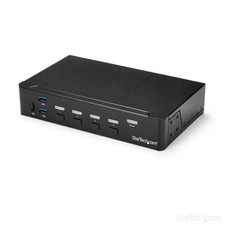 StarTech.com 4 Port HDMI KVM - HDMI KVM Switch - 1080p - USB 3.0 Audio Support