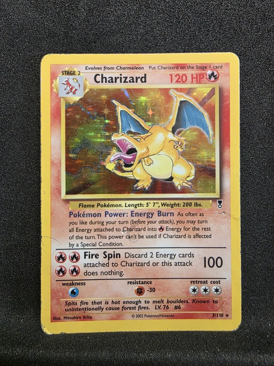 charizard pokemon card 3rd edition Charizard 3/110 Legendary Collection Holo for sale online
