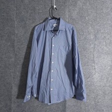 Peter Millar Button Down Shirt Mens Sz XL Long Sleeve Blue Pattern Performances