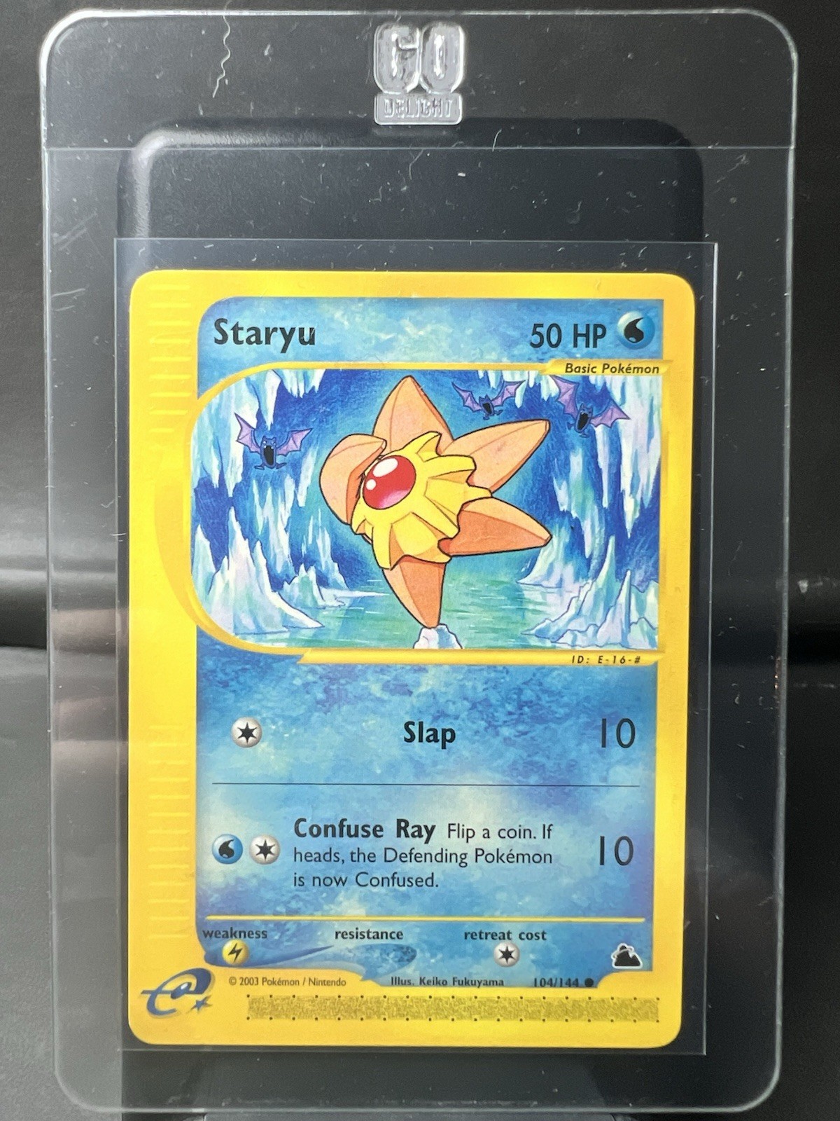 Pokémon Skyridge Staryu 103/144 e-Reader Common - Near Mint (NM)