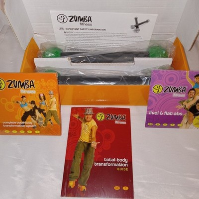 Zumba Fitness Join The Party Total Body Transformation Kit, DVDs & Toning Sticks