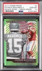 2017 PANINI PRIZM ROOKIE INTRODUCTIONS GREEN PRIZM #2 PATRICK MAHOMES II PSA 10