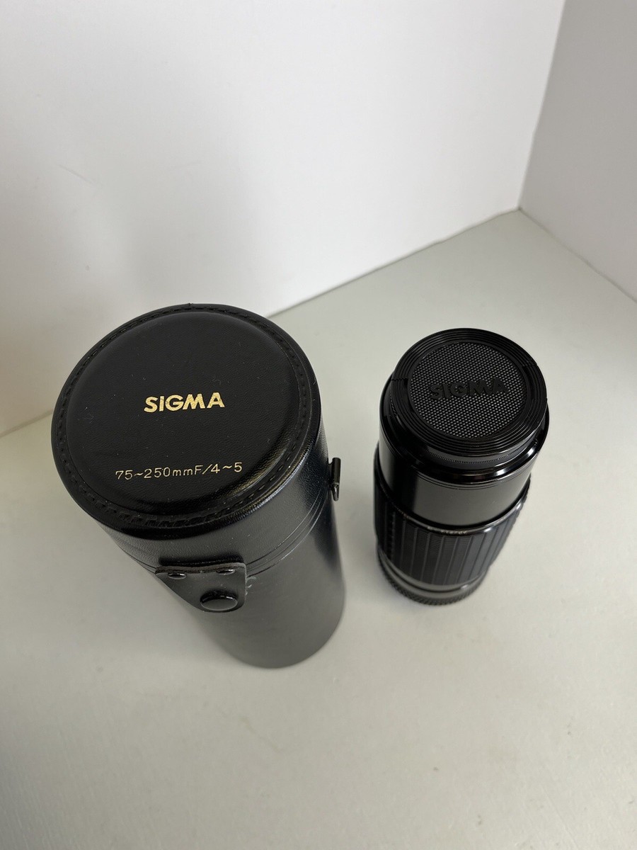 Sigma Zoom-8 Lens 1: 4-5 F=75-250mm Zoom Multi Coated Made In