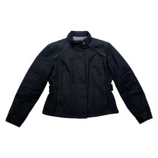 Fay Women's Quilted Jacket | Vintage High End Luxury Designer Black Large Vtg