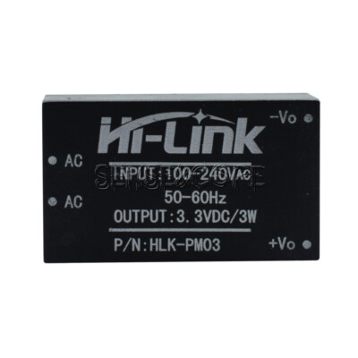 AC-DC 220V to 3.3V Step Down HLK-PM03 Buck Isolated Power Supply Module-