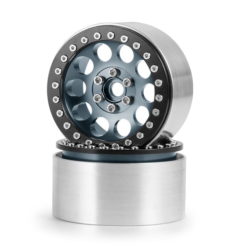 AXSPEED 4pz Cerchi in Metallo 2,2'' Beadlock per Wraith 90048 RR10 RC Crawler - Foto 16 di 22