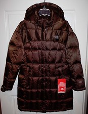 NWT Girls The North Face Metropolis Brown Parka Coat Size Large