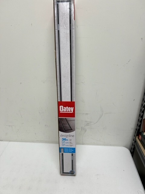 OATEY  Designline 36 in. Stainless Steel Linear Shower Drain Tile Pattern Cover