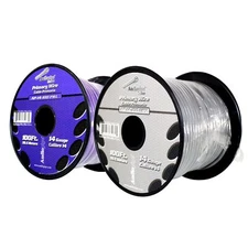 14 GA 100 FT Purple Gray Stranded Spools of CCA Primary Power Ground Wire