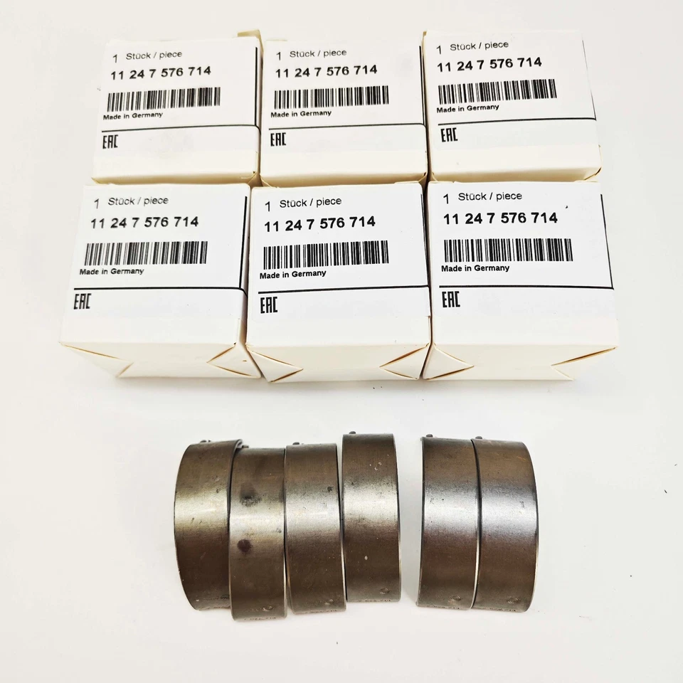 Engine Polymer Coated Main Con Rod Bearings for BMW 3.0 Turbo L6 N51 N52 N54 N55 - Изображение 2 из 4