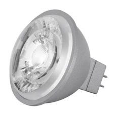 Satco S8638 LED Mini Reflector 15 Degrees 8W 12V MR16 2-Pin GU5.3 Cool White