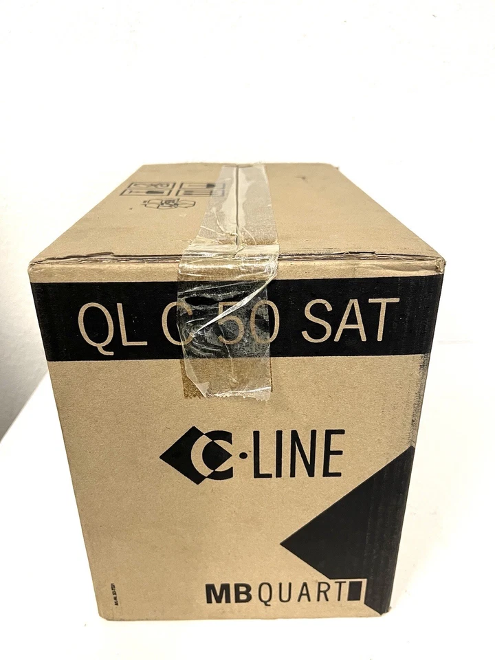 Altavoces de estantería satélite MB Quart QL C 50 cine en casa + montaje blanco sellado Foto 4 de 4