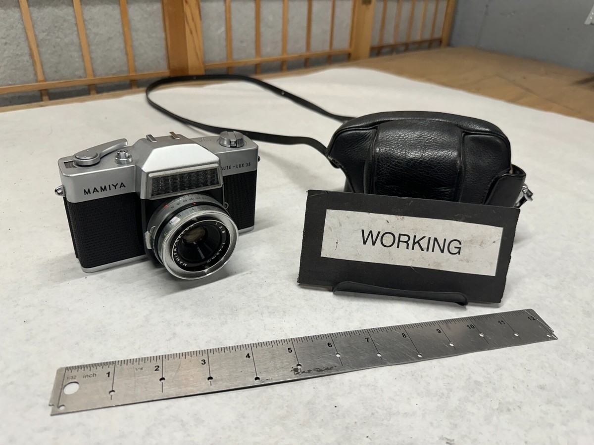Vintage Mamiya Auto-Lux 35 SLR 35mm Film Camera Sekor 48mm f/2.8