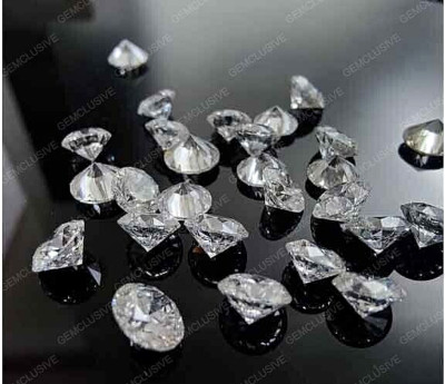 20 Pcs Loose Lab-Grown CVD Diamond LOT 4.00 MM D Color IF CLEARITY Certified