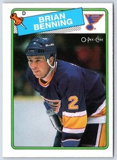 BRIAN BENNING 1988-89 O-PEE-CHEE 88-89 NO 174 NRMINT+            41022