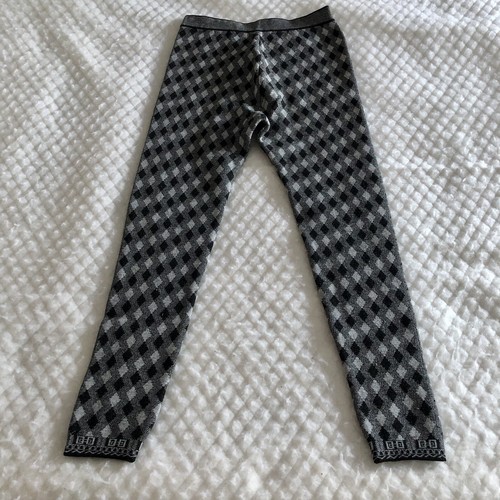 Retro Olympics 2008 Beijing Leggings Women’s M Sweater Knit Black Gray Geometric - Picture 9 of 11