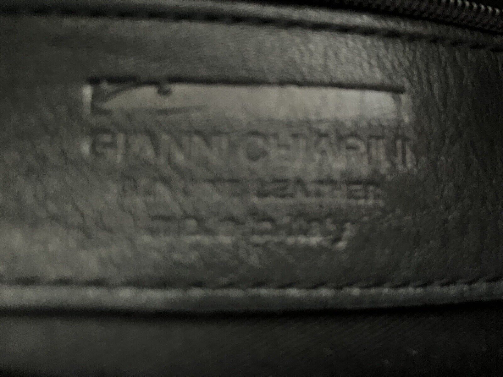 🔥 Gianni Chiarini Purse Black Soft Leather Braid… - image 7
