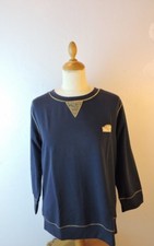 T-SHIRT MAGLIA MANICA LUNGA DONNAVVENTURA ALVIERO MARTINI  INSERTI GEO NATURAL